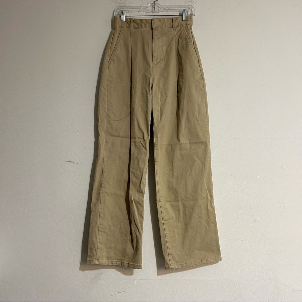 Urban Outfitters BDG Mia Straight Leg Chino Trouser Pants Khaki Size 2